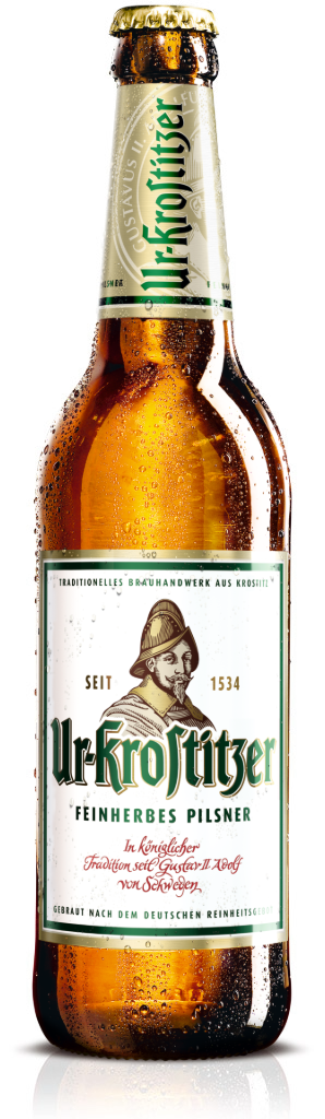 Flasche der Sorte Ur-Krostitzer Pilsner – zur Detailseite des Produkts